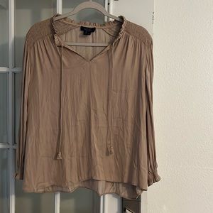 Tan blouse